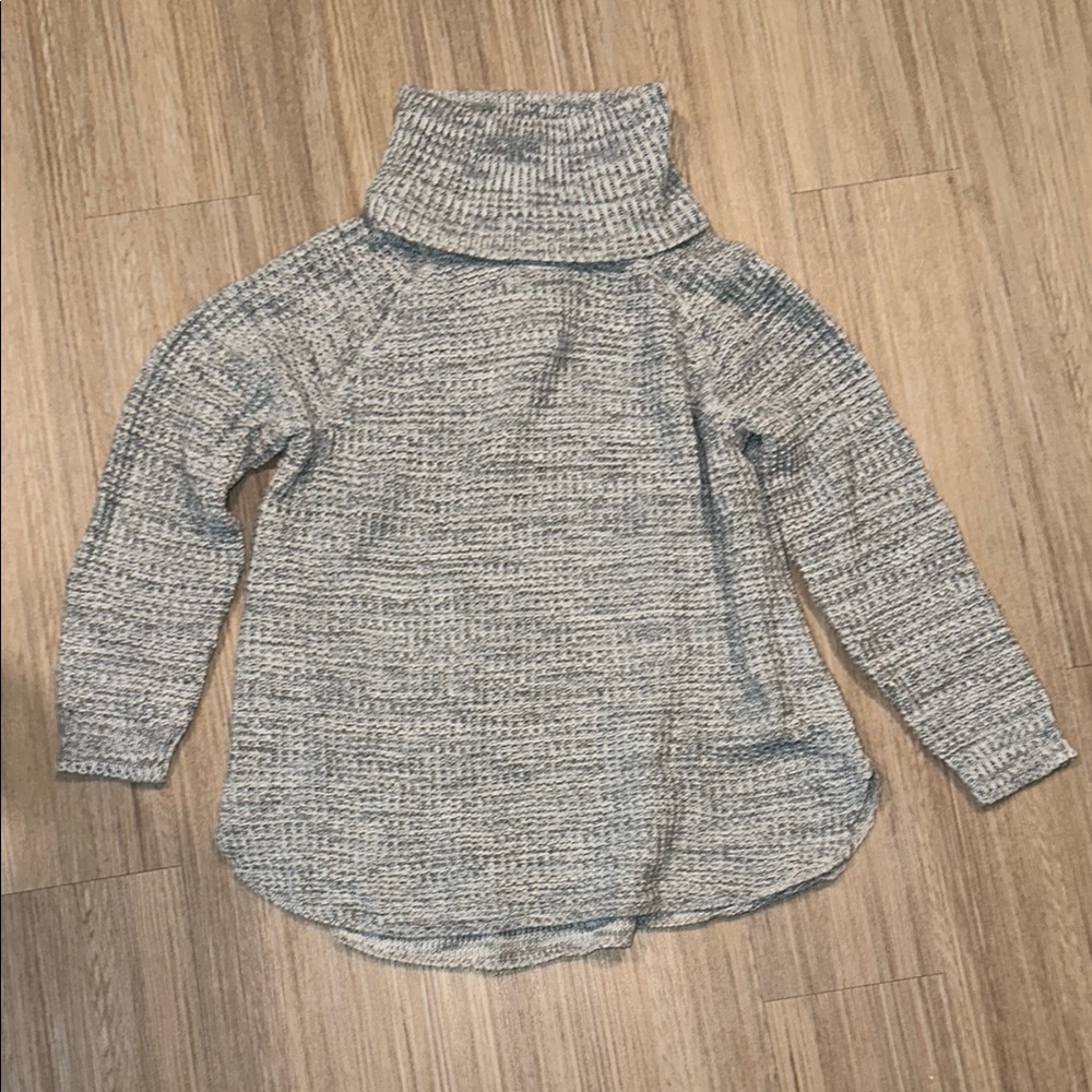 Women's Gray Turtleneck Sweater